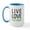 White/Blue Inside, variant on CafePress - Live Love Fly Fish Large Mug - 15 oz Ceramic Large White Novelty Mug