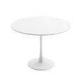 thumbnail image 2 of Kurv™ Series Indoor or Outdoor White Bistro Steel Table - 39"D x 30"H, 2 of 6