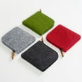 thumbnail image 5 of Mini Wallet Fashion Zipper Solid Color Change Purse Clutch Wallet for Women, 5 of 5