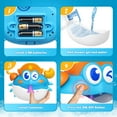 thumbnail image 5 of Juguetes de baño Cangrejo Juguetes de baño para bebés Máquina de burbujas de baño iluminada con luz RGB colorida Gran regalo de cumpleaños para niños y niñas Juguete para niños de 1 a 3 años de 4 a 8, 5 of 5