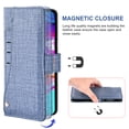 thumbnail image 4 of Phone Case For Samsung Galaxy A41 Leather Wallet Cases with Card Holder Full Body Flip Folio Cover Women Men Blue, 4 of 6