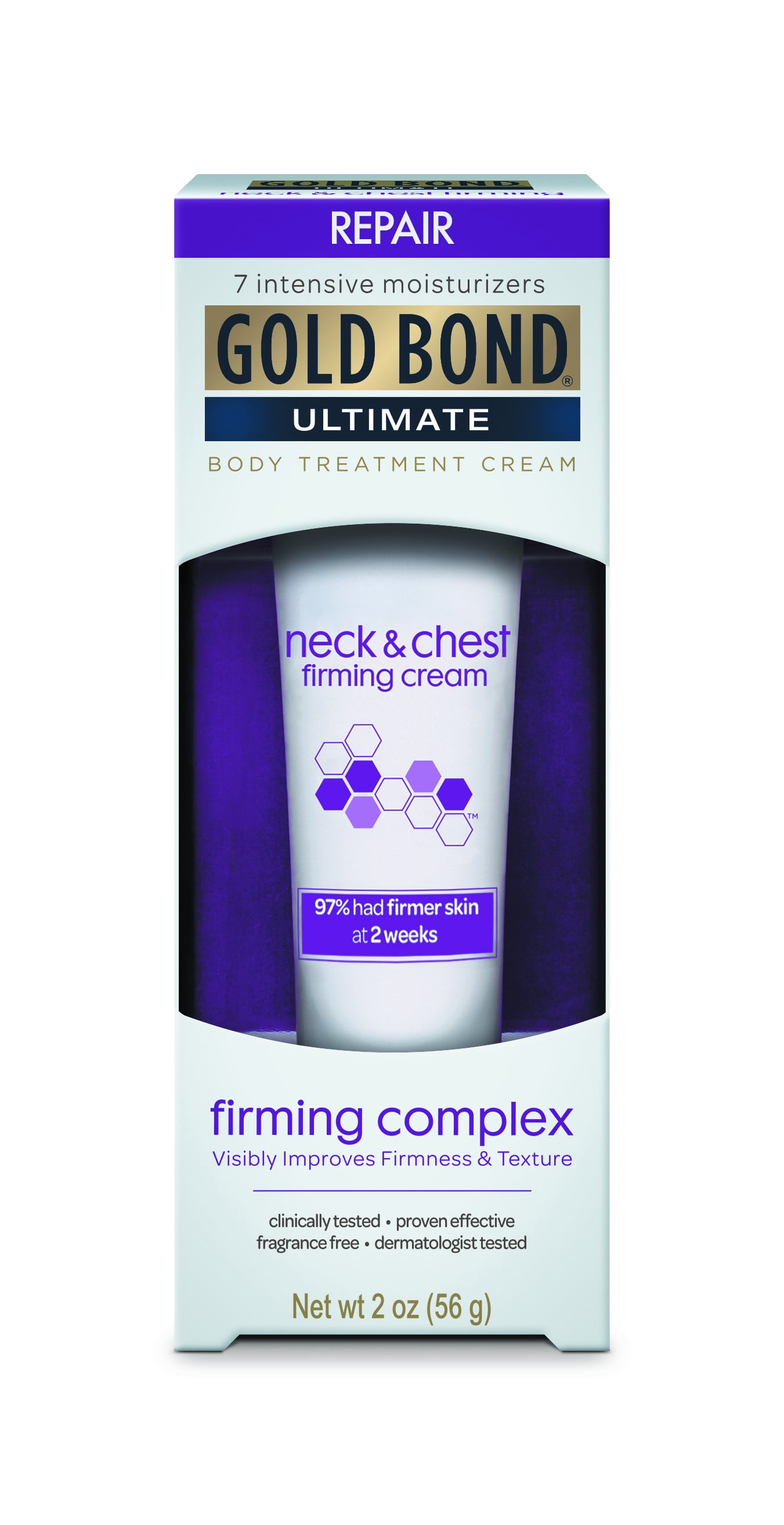 Gold Bond Ultimate Neck & Chest Firming Cream, Clinically Tested Skin