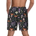 thumbnail image 4 of Goofa Mushrooms Printed Men's Swim Trunks Board Shorts Quick Dry Mens Swimming Trunks with Compression Liner,Breathable Fit Hawaii Beach Shorts-Large, 4 of 9