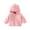 Pink, variant on Odeerbi Infant Boys Girls Winter Cotton Coat Children Plus Velvet Suit Fall Winter Cotton Clothes Thickened Three-piece Suit Pink 3-6 Months