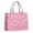 Pink Breast Cancer, variant on Large Capacity Tote Bag,Pink Breast Cancer and Love Handbag Fashion Luxury Tote Bag,15.7"x13"x 5.1" Inches,Laptop Compatible