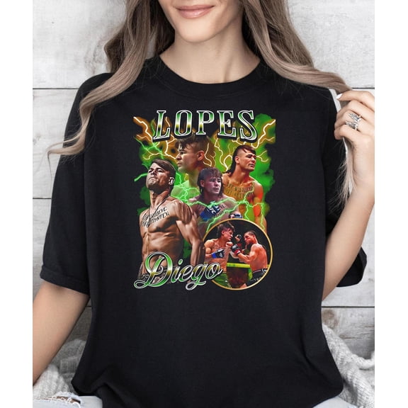 Diego Lopes Vintage Style UFC mma###ANANDHIS ART LLC