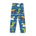 thumbnail image 5 of Daiia Dinosaur on the Beach Vacation Men's Sleep Pant with Pockets and Drawstring,Pajama Pants-Small, 5 of 9