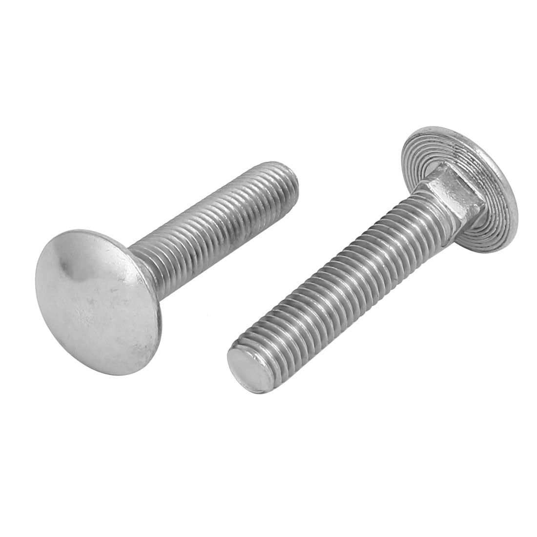 M10 x 50mm 304 Stainless Steel Round Head Square Neck Carriage Coach