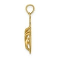 thumbnail image 2 of FB Jewels 14K Yellow Gold Ocean City High Polish Double Flip-Flop Large Pendant, 2 of 4