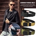 thumbnail image 3 of Travel Security Belt Hidden Money Pouch Wallet Pocket Non-Metal Safe Waist I0M5, 3 of 9