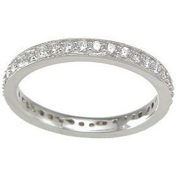 925 Sterling Silver Eternity Bands for Women & Wedding Ring Make Great Gifts for Her