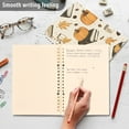 thumbnail image 4 of FORMRS 1-Subject Spiral Notebook 8" x 5" College Ruled 60 Refillable Sheet A5 Hard Cover, 2 Pack, Beige Fall Books, 4 of 7