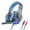Blue, variant on Hwkond Headphones Wired, Head-mounted Computer Headset Wired With Microphone Low-latency Stereo Audio Gaming Headset