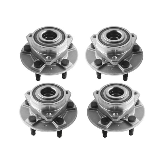 Set of 4 Front-Rear Wheel Hub Bearing Assembly For 2018 2019 Chevrolet Impala