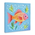 thumbnail image 4 of Stupell Industries Happy Fish Underwater Animals Painting Wrapped Canvas Art Print Wall Art, 17 x 17, 4 of 8
