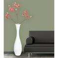 thumbnail image 2 of Uniquewise 43 Inch Tall White Modern Fiberglass Narrow Trumpet Floor Vase, 2 of 5