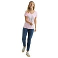 thumbnail image 5 of Hanes Women's Short-Sleeve V-Neck Graphic T-Shirt, 5 of 5