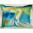 thumbnail image 1 of Betsy Drake ZP138 Coussin Décoratif Blanc Pélican pour Intérieur et Extérieur - 20 x 24 Po, 1 of 1