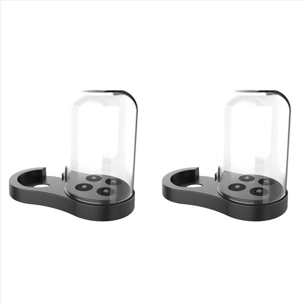 2X Soporte para Cepillos de Dientes Eléctricos OralB IO3, IO4, IO5, IO6, Soporte para Cabezales de Cepillo EB17 con Depósito para Polvo A