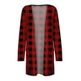 thumbnail image 5 of Viikei Sweaters for Women Clearance Sweater Coats for Plus Size Solid Color Cardigan Button Coat Plaid Sweater Coat, 5 of 5