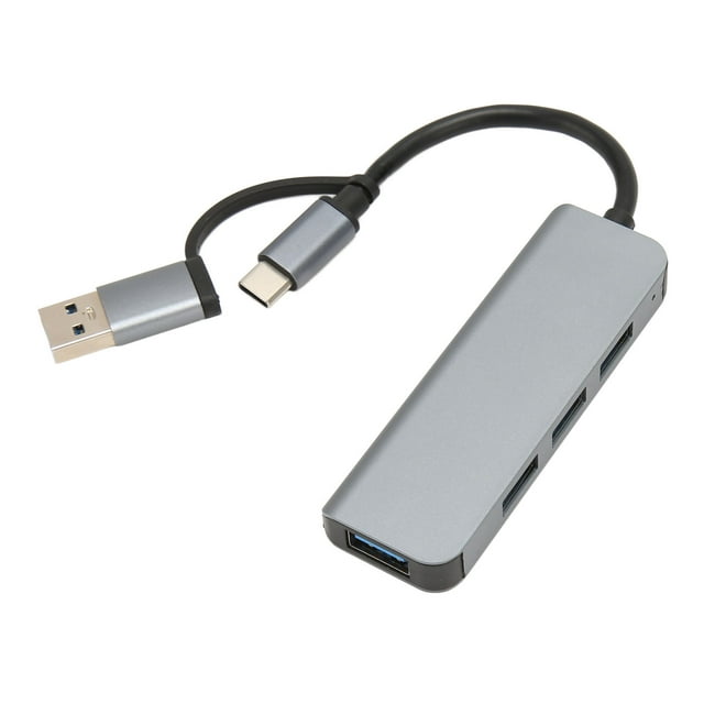 USB C Docking Station, Aluminum Alloy 4 In 1 USB3.0 Hub High Compatibility Heat Dissipation 4 USB3.0 Ports For PC
