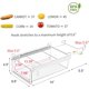 thumbnail image 3 of Organizador de Cajones de Refrigerador Mejorado - Contenedores Extraíbles para Refrigerador con Asa, Extensibles y de Almacenamiento Profundo, 3 of 4