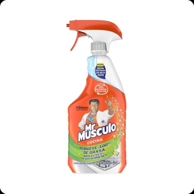 Limpiador Líquido para Cocina Mr. Músculo Desengrasante Limón 650 ml