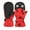 Red, variant on ZHaobin Cartoon Winter Snow Warm Ski Gloves kids baby Rope Snowmobile Mittens waterproof Snowboard Gloves for Girl Boy Beetle Pattern (Red,S)