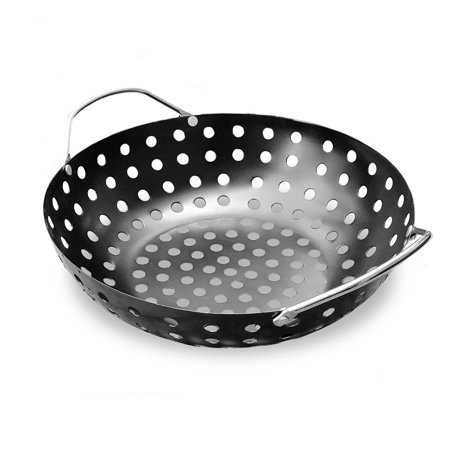 Barbeque Grill Accessory Hibachi Wok for Grilling