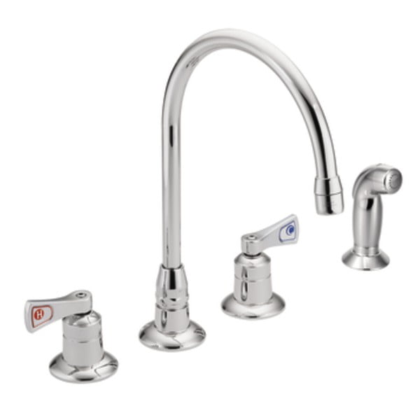 Moen 8242 MDURA Widespread Commercial Kitchen Faucet, Chrome Walmart