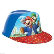 Super Mario Bros. Vac Form Party Hats, 6 Piece