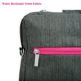 thumbnail image 6 of 15.6 Inch Laptop Messenger Bag for Men Women, Water Resistant Nylon Shoulder Computer Laptop Chromebook Bag for Work Business Travel (Magenta-15), 6 of 6
