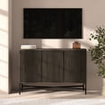 thumbnail image 4 of Evelyn&Zoe Modern/Contemporary 48" Wide Alder Brown Buffet Table, 4 of 7