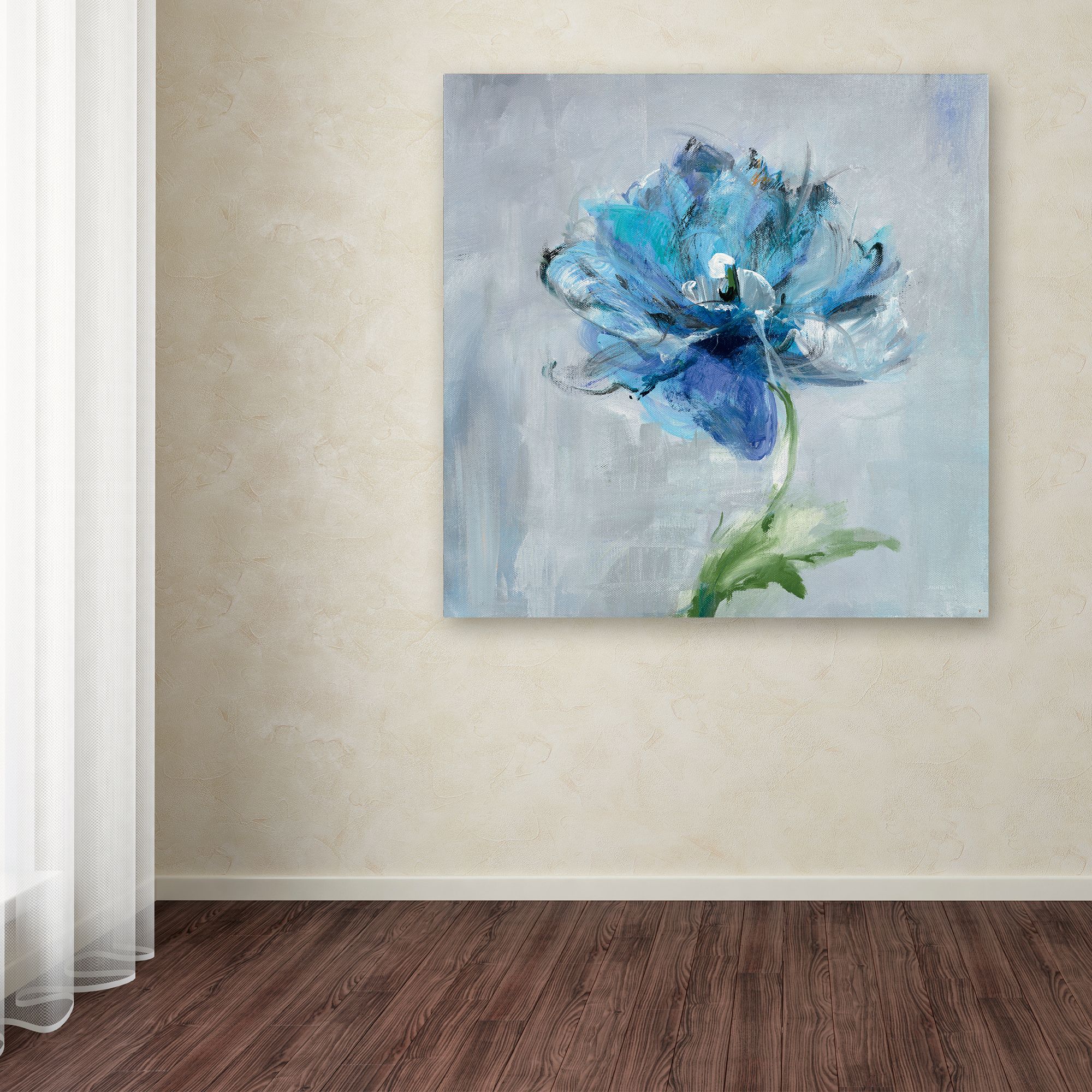 Trademark Fine Art 'Floral Bloom II v2' Canvas Art by Danhui Nai