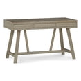 thumbnail image 1 of Scranton & Co Solid Wood 54" Wide Flip Up Desk in Distressed Gray, 1 of 10
