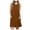 Coffee, variant on Womens Summer Dress 2025 Casual Crew Neck Sleeveless Boho Beach Sundresses Vacation A-Line Dresses