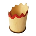 thumbnail image 3 of Portalápices de madera Macarena vaso para lápices 3,9x5,5 pulgadas rojo, 3 of 8