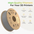 thumbnail image 3 of Filamento para impresora 3D Creality Hyper PLA gris de 4 kg, 3 of 7