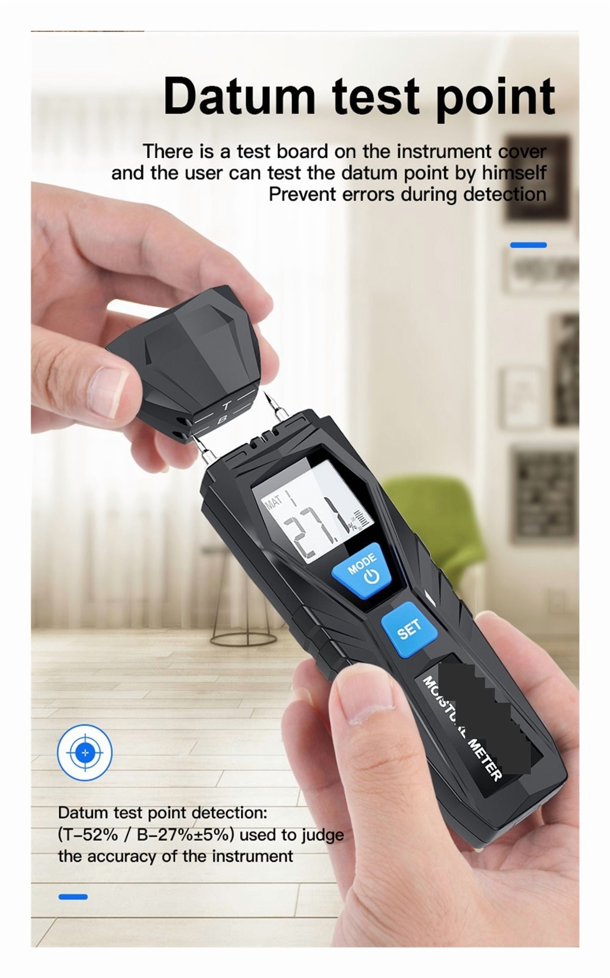 Two Pins Moisture Meter For Wood Digital Timber Damp Detector Portable Humidity Tester Wall Hygrometer Wood Humidity Tester ,Wide Applications