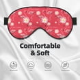 thumbnail image 3 of Naloa Hello Summer Flamingo Print Sleep Mask for Sleeper, Light Blocking Sleeping Eye Mask for Women Men, Eye Shade with Adjustable Strap for Travel, Nap,Meditation, 3 of 7
