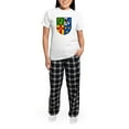 thumbnail image 5 of CafePress - Four Provinces Shield Women's Light Pajamas - Women's Short Sleeve Print T-Shirt and Pants Light Cotton Pajama Set, 5 of 7