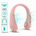 thumbnail image 3 of 3-Speed Portable Neck Hanging Fan Usb Rechargeable Bladeless Air Conditioner Fan, 3 of 5