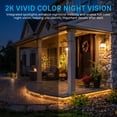 thumbnail image 6 of Geeni Lookout 2K QHD Security Outdoor Camera - Auto-Follow Pan-Tilt, Color Night Vision, Two-Way Audio, Dual-Band Wi-Fi, Weather Resistant - White, 6 of 11