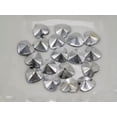 thumbnail image 3 of EOEMY 500 Silver Acrylic Heart Flower Butterfly Pyramid Flatback Rhinestone Gems 8mm-Butterfly, 3 of 9
