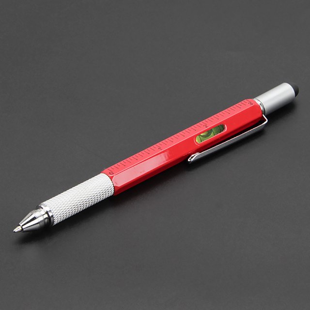 LSLJS 3PC Multi-Function Tool Pen, Screwdriver, Level Gauge, Capacitance Pen, Six In, Multi-Function Pen