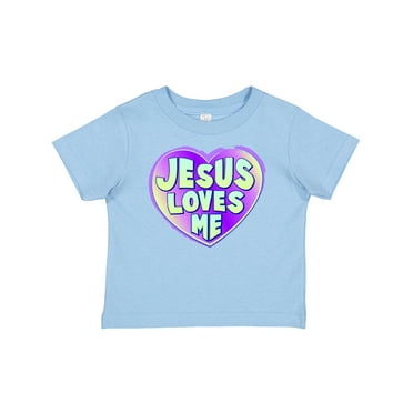 Inktastic Jesus Loves Me Boys or Girls Baby T-Shirt