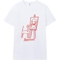 thumbnail image 1 of Camiseta de manga corta, 100% algodón, unisex, cuello redondo, 1 of 7