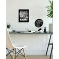 thumbnail image 4 of 8x10in Black Framed Inspirational Wall Art You Can't Go Back Sayings Office Home Decor Motivational Quote Encouraging Positive Posters Prints, 4 of 4
