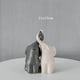 thumbnail image 5 of Gris Y Blanco, Figuras de Cerámica, Arte de Pie, Artesanía, Decoración Del Hogar , Gris blanco, METRO perfecl Elefante Escultura Moderna, 5 of 8