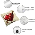 thumbnail image 6 of Saying Quote Words Throw Pillow Holiday XO Heart Arrow Wedding Cushion Case Decoration for Sofa Set of 2, 6 of 7